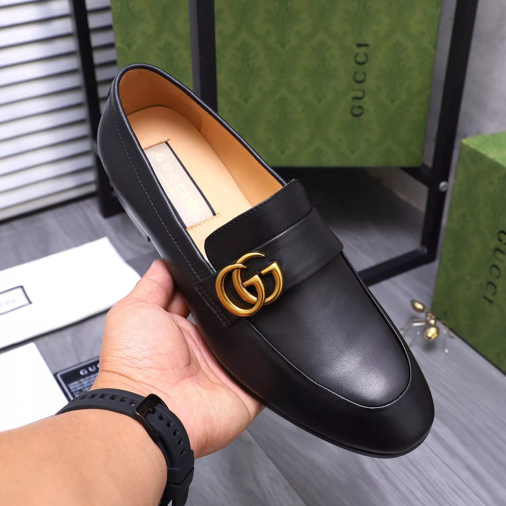 gucci oxfords chaussures pour homme s_12b47754